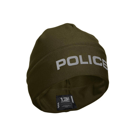 [POLICE] Performance Beanie [GRN/REF] 13 Fifty Apparel 