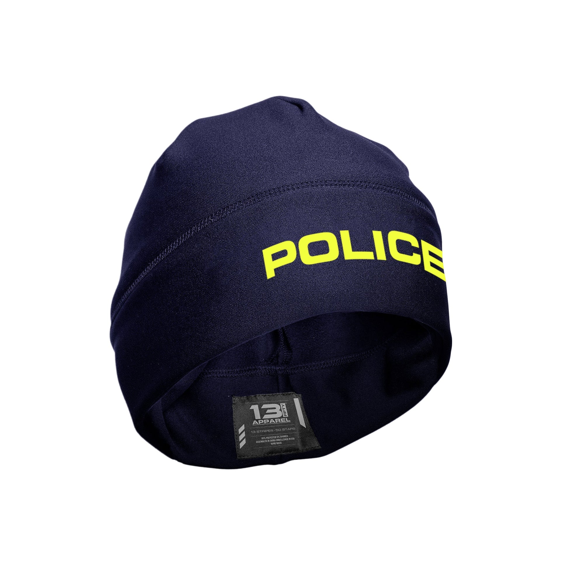 [POLICE] Performance Beanie [NVY/GLD]-13 Fifty Apparel