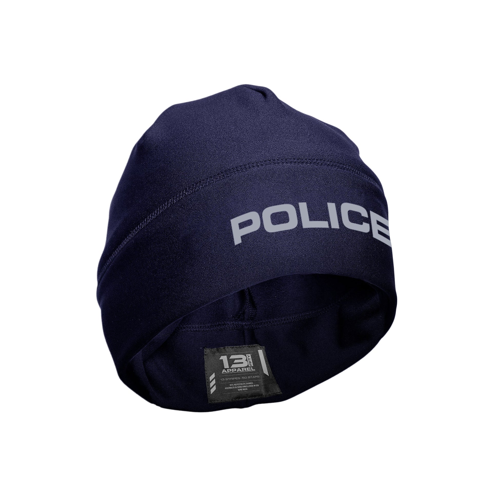 [POLICE] Performance Beanie [NVY/GRY]-13 Fifty Apparel