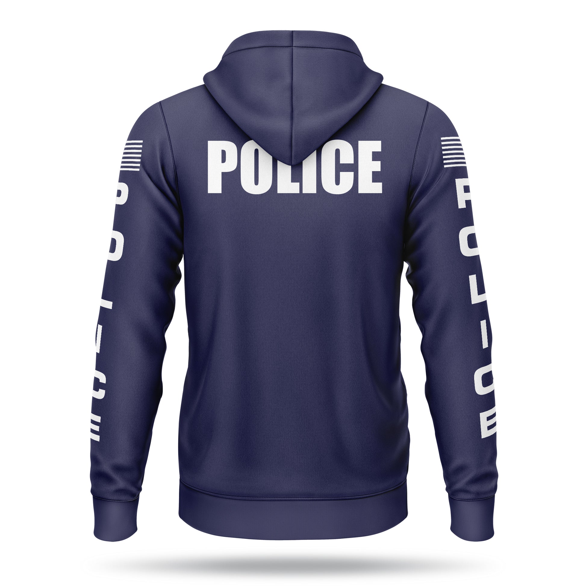 [POLICE] Performance Full-Zip Hoodie [NVY/WHT]-13 Fifty Apparel
