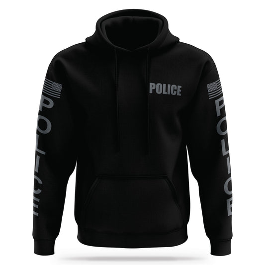 [POLICE] Performance Hoodie 2.0 [BLK/GRY] 13 Fifty Apparel 