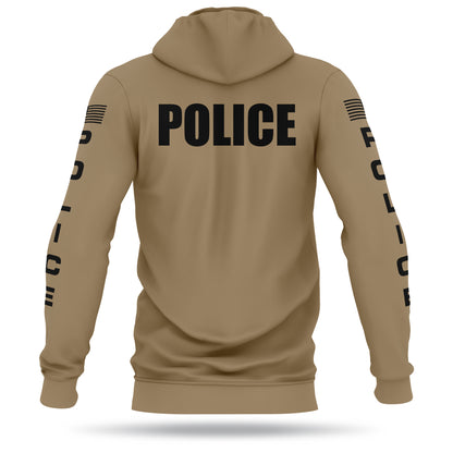 [POLICE] Performance Hoodie 2.0 [BRN/BLK]-13 Fifty Apparel