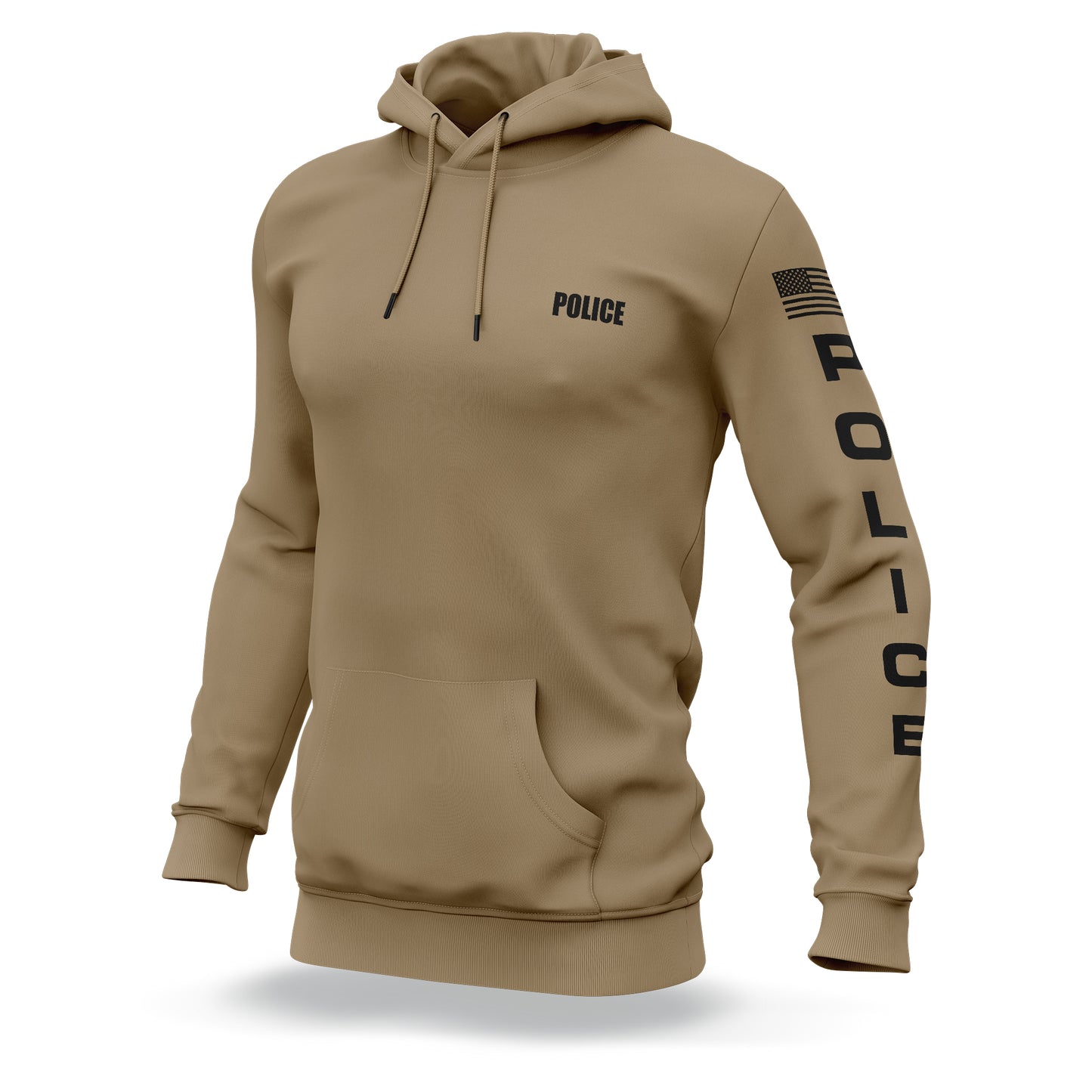 [POLICE] Performance Hoodie 2.0 [BRN/BLK]-13 Fifty Apparel
