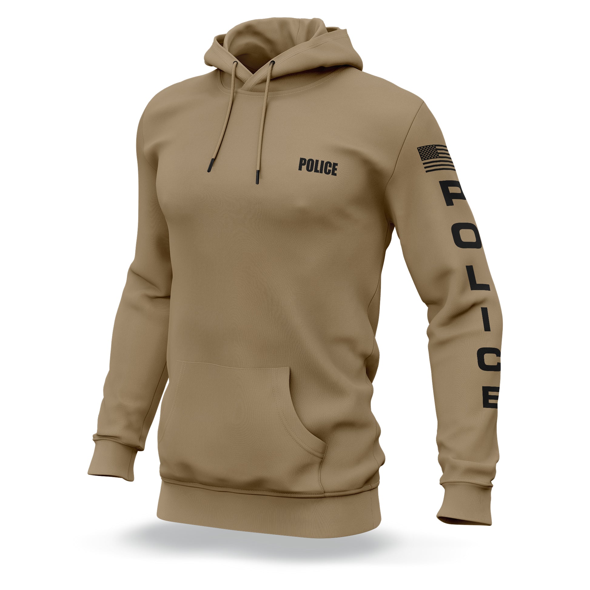 [POLICE] Performance Hoodie 2.0 [BRN/BLK]-13 Fifty Apparel
