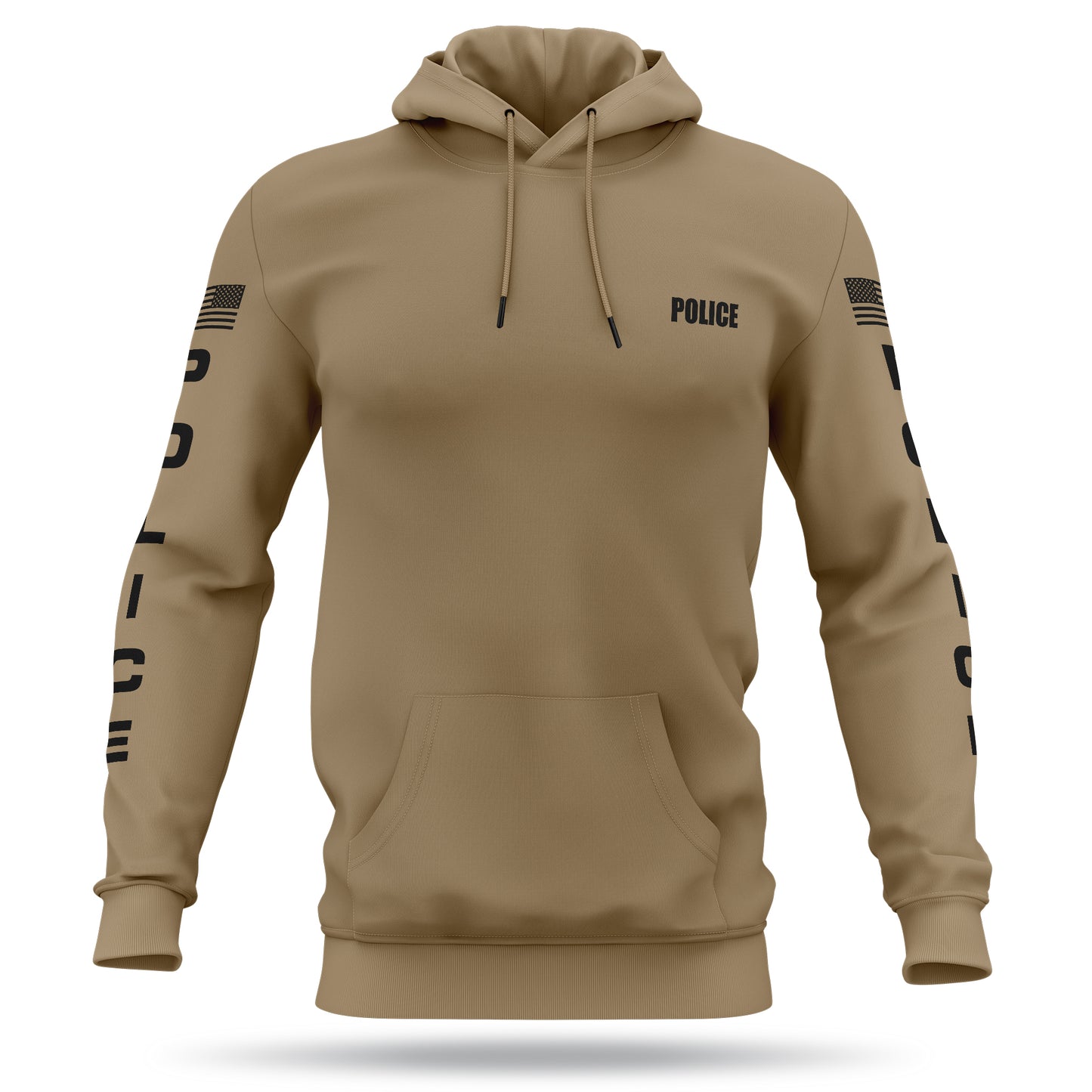 [POLICE] Performance Hoodie 2.0 [BRN/BLK]-13 Fifty Apparel