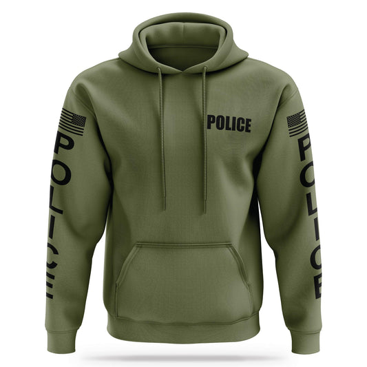 [POLICE] Performance Hoodie 2.0 [GRN/BLK] 13 Fifty Apparel 