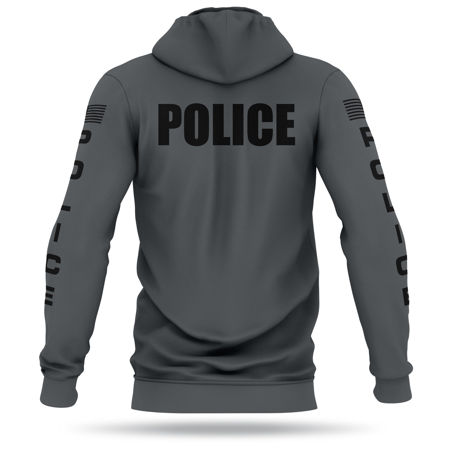 [POLICE] Performance Hoodie 2.0 [GRY/BLK]-13 Fifty Apparel