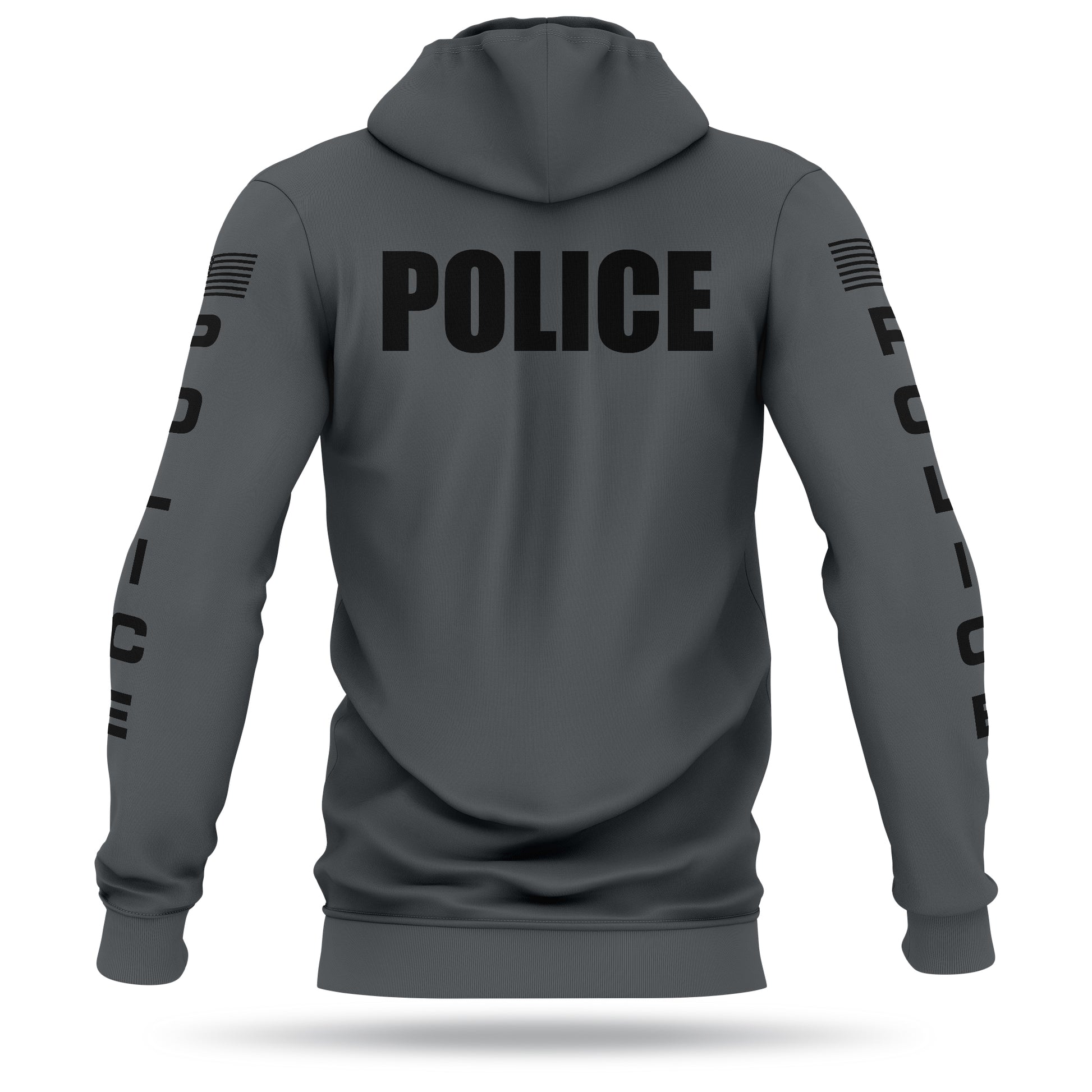 [POLICE] Performance Hoodie 2.0 [GRY/BLK]-13 Fifty Apparel