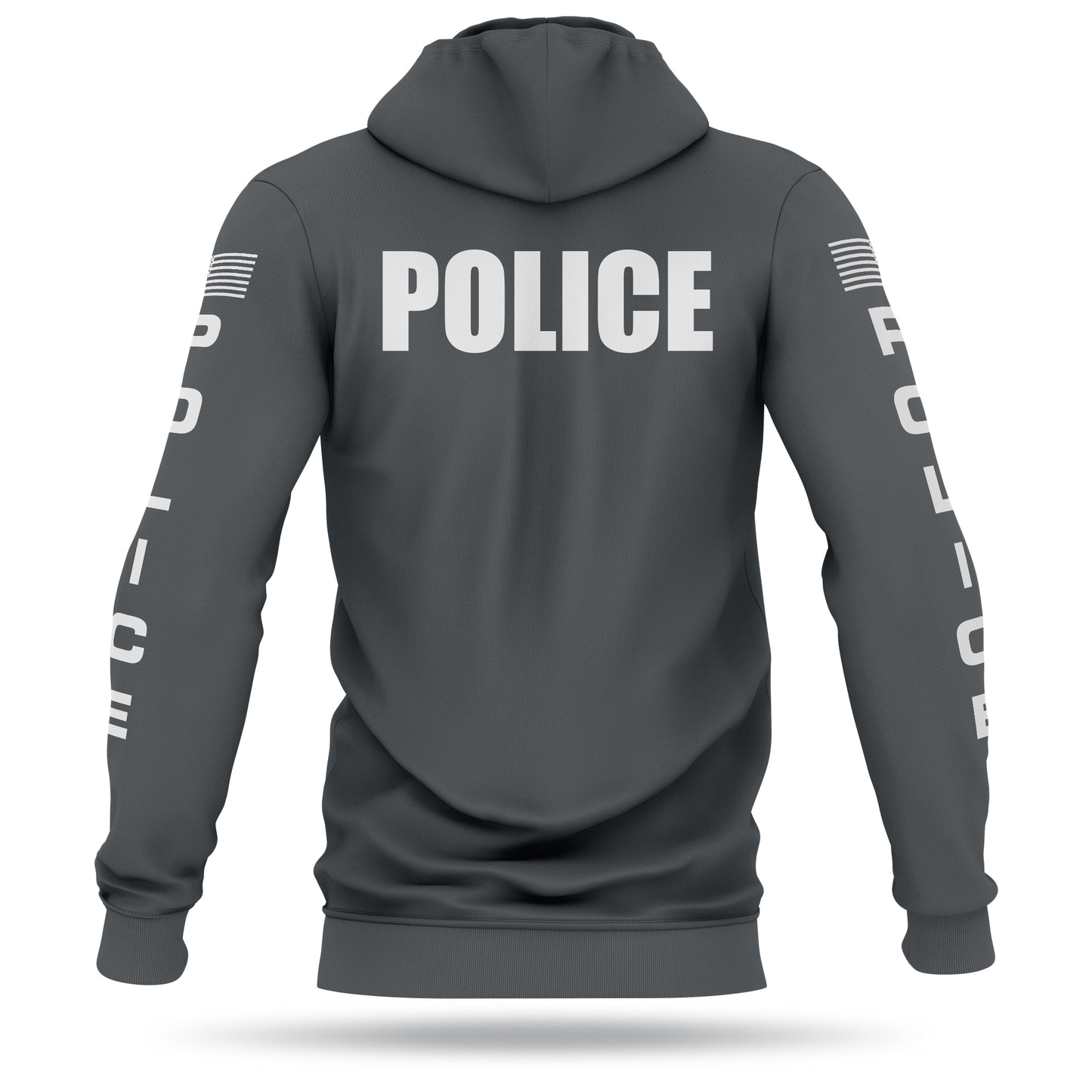 [POLICE] Performance Hoodie 2.0 [GRY/WHT]-13 Fifty Apparel