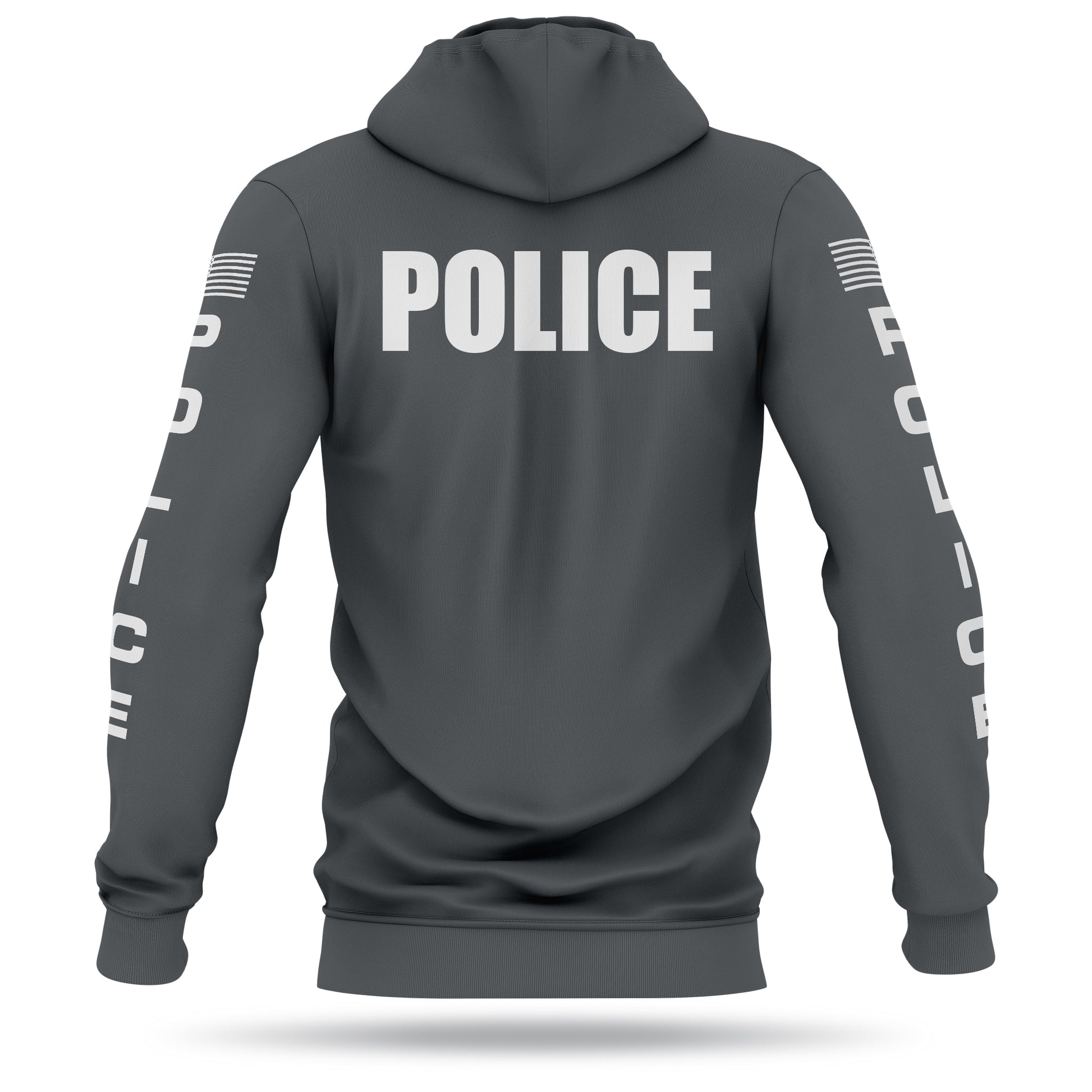 [POLICE] Performance Hoodie 2.0 [GRY/WHT]-13 Fifty Apparel