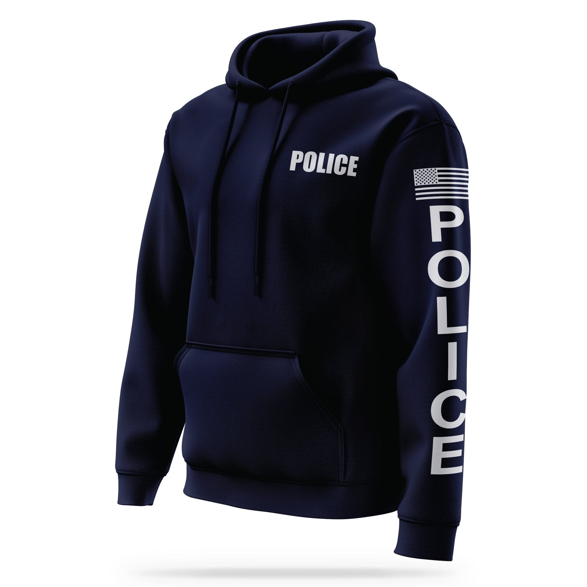 [POLICE] Performance Hoodie 2.0 [NVY/WHT]-13 Fifty Apparel