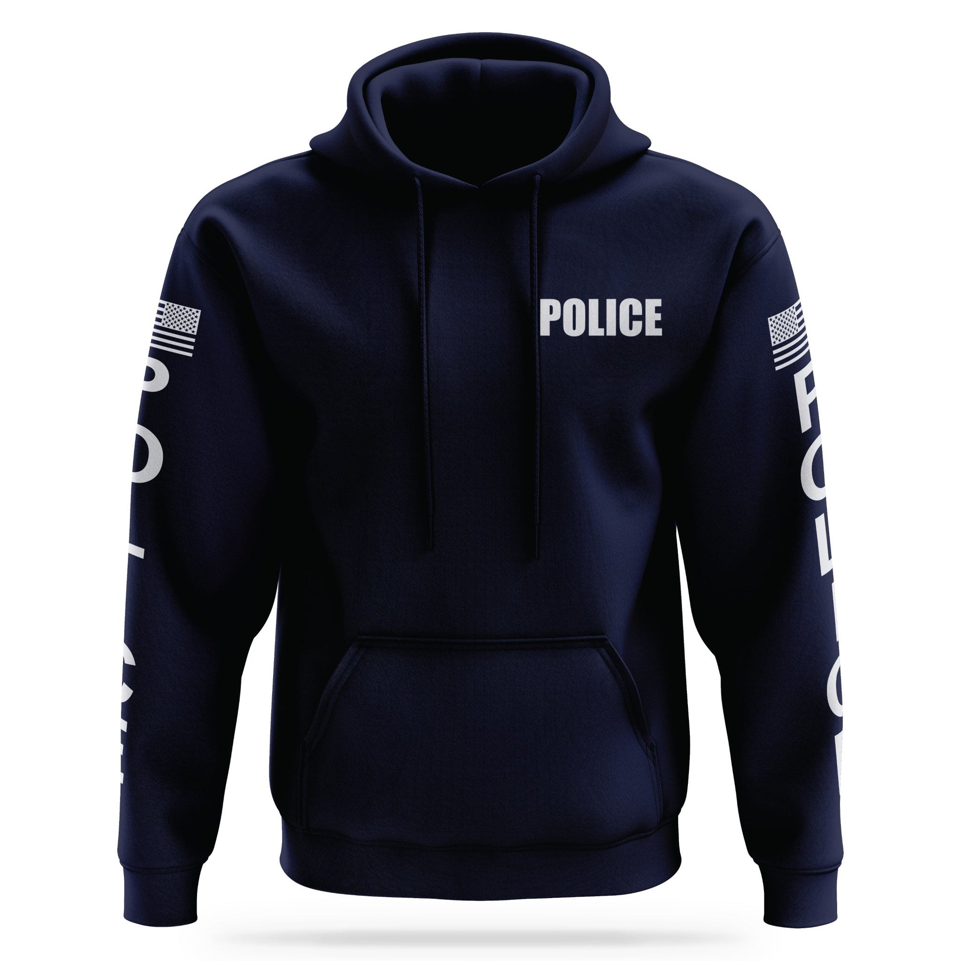 [POLICE] Performance Hoodie 2.0 [NVY/WHT]-13 Fifty Apparel