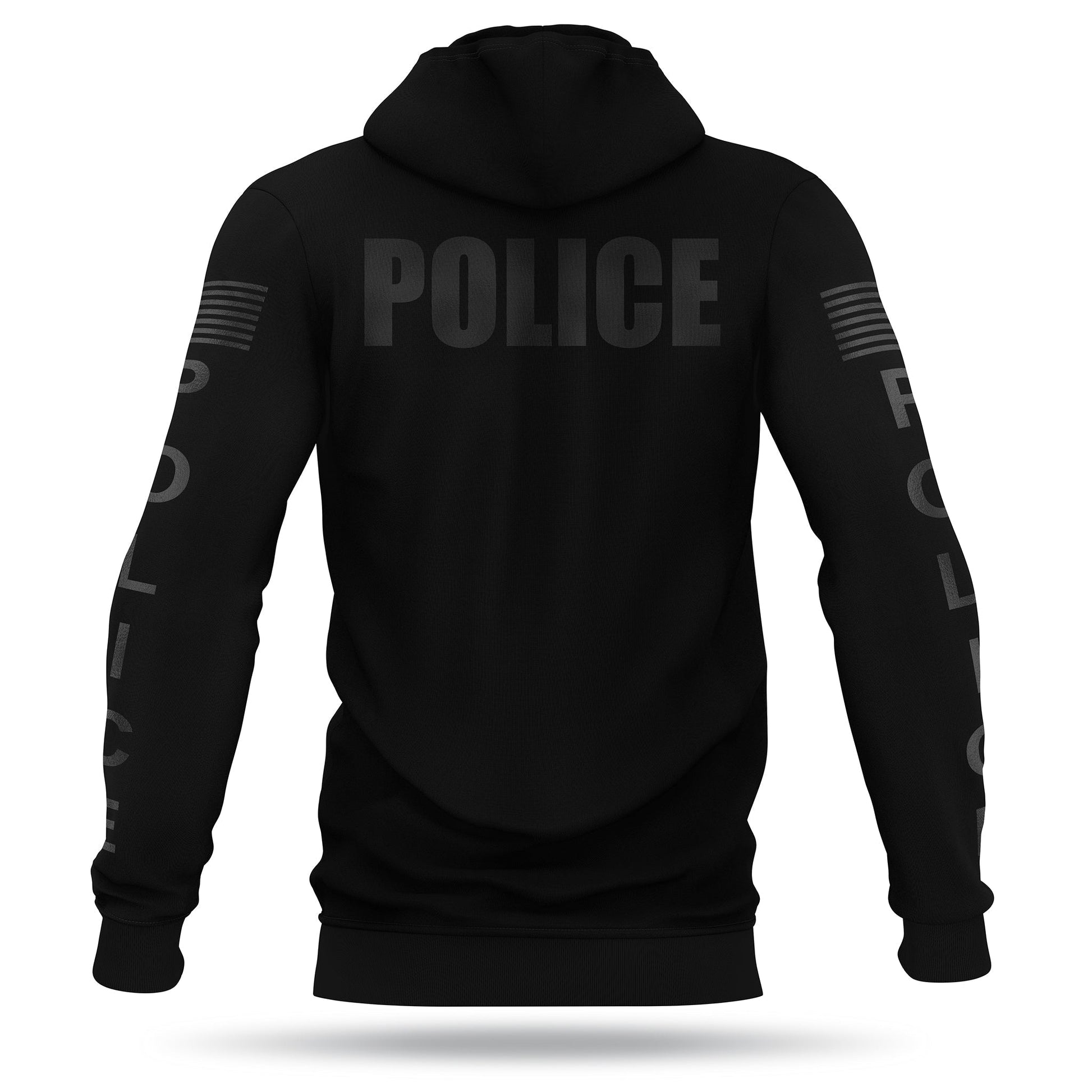 [POLICE] Performance Hoodie [BLK/BLK]-13 Fifty Apparel