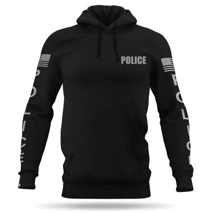 [POLICE] Performance Hoodie [BLK/GRY]-13 Fifty Apparel