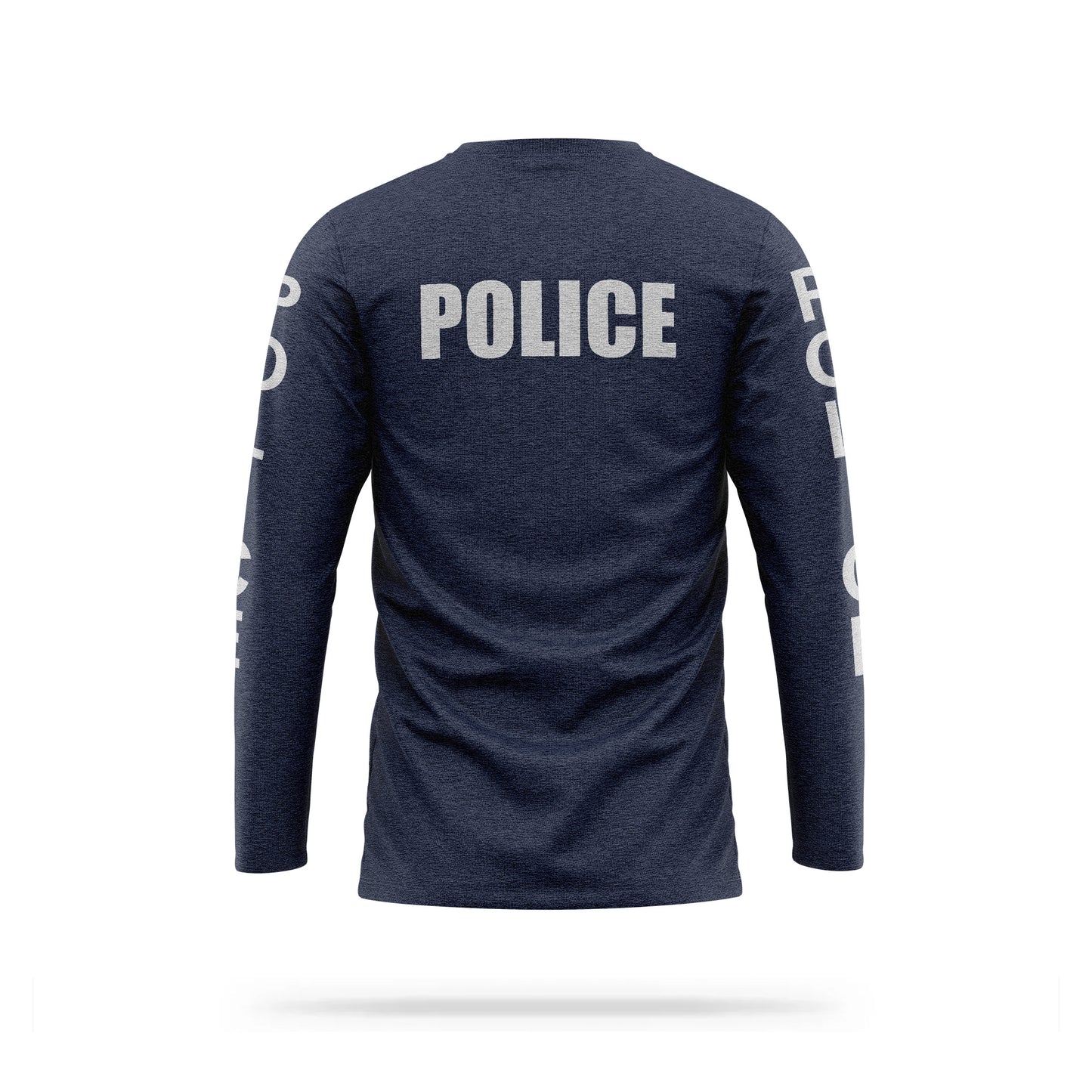 [POLICE] Reflective Cotton Blend Long Sleeve [NVY/REF]-13 Fifty Apparel