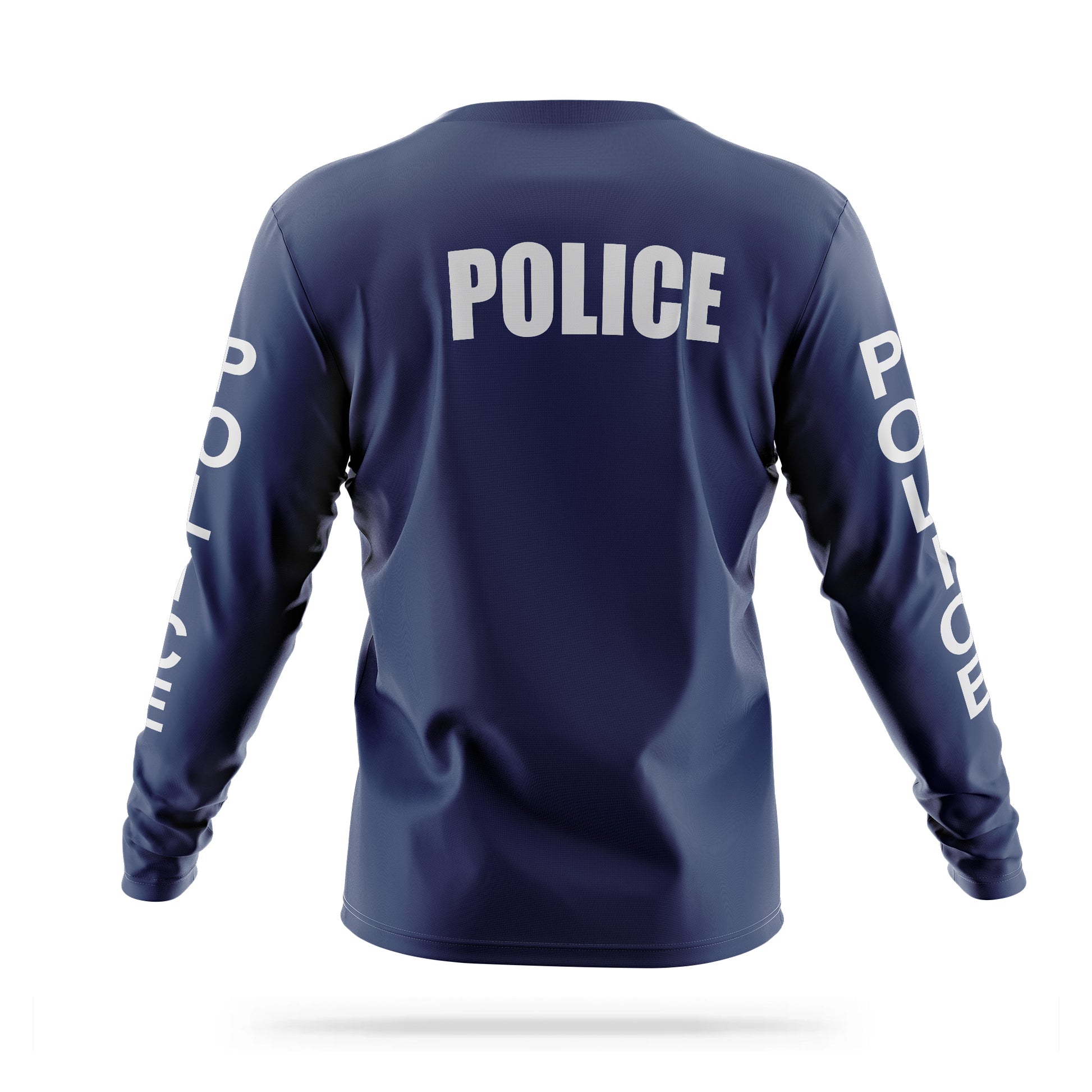 [POLICE] Reflective Men's Utility Long Sleeve [NVY/REF] 13 Fifty Apparel 