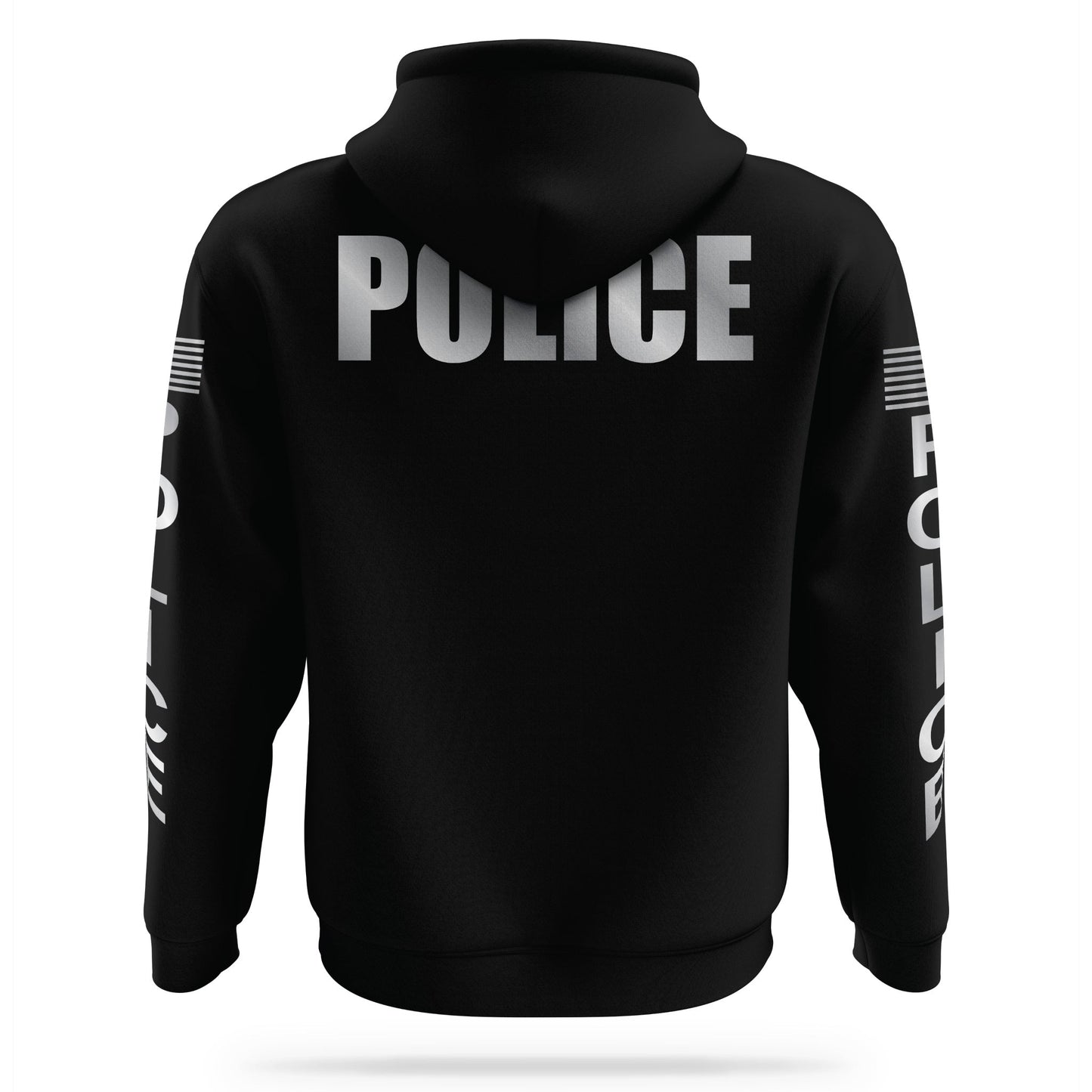 [POLICE] Reflective Performance Hoodie 2.0 [BLK/REF]-13 Fifty Apparel