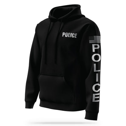 [POLICE] Reflective Performance Hoodie 2.0 [BLK/REF]-13 Fifty Apparel