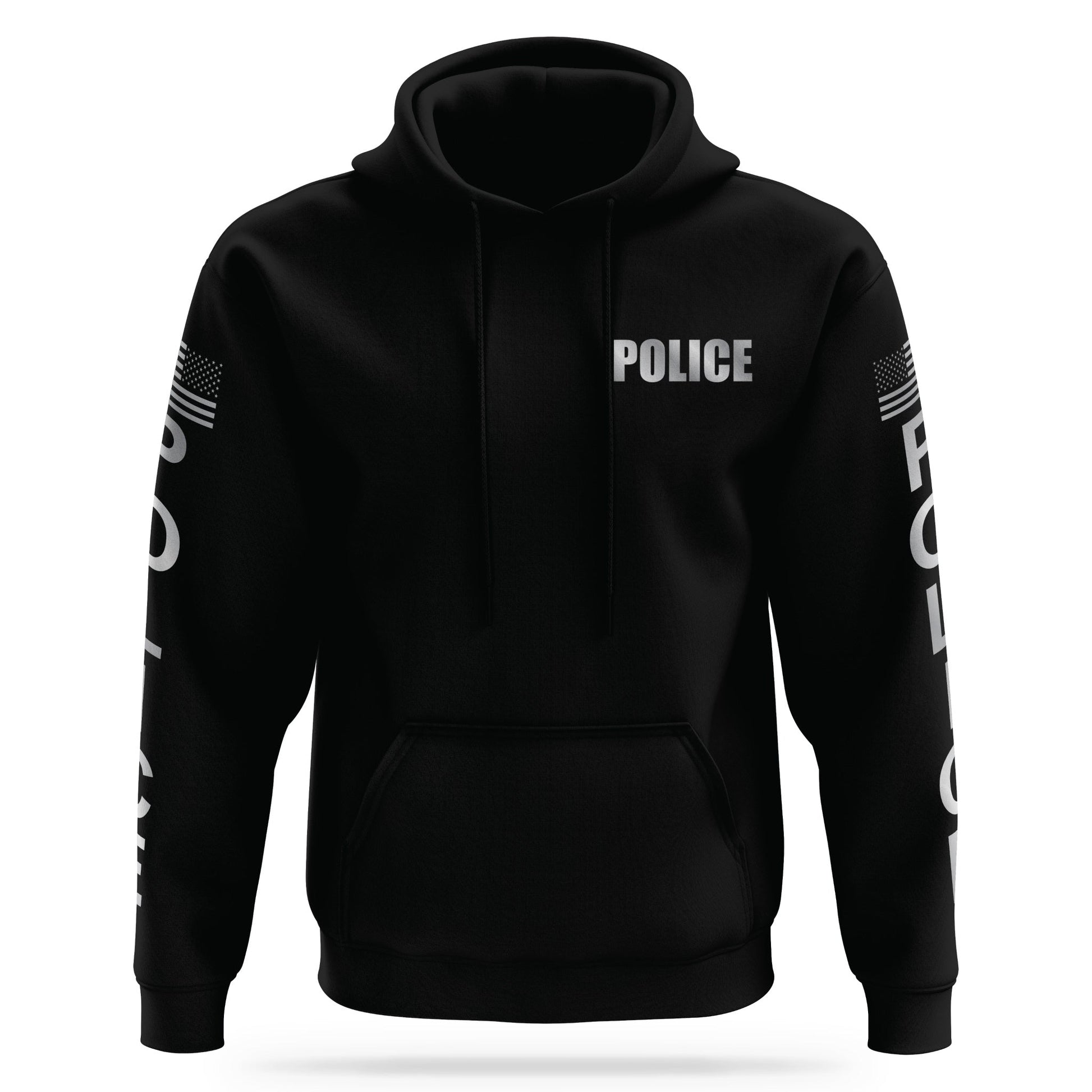 [POLICE] Reflective Performance Hoodie 2.0 [BLK/REF]-13 Fifty Apparel