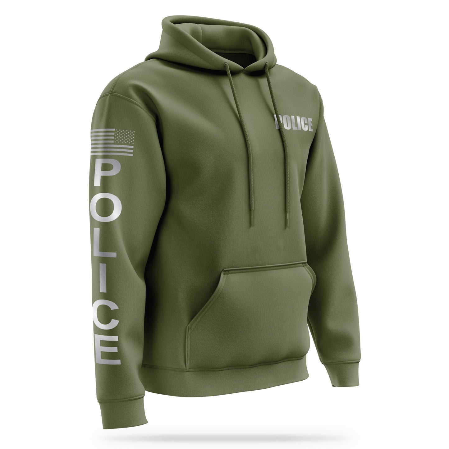 [POLICE] Reflective Performance Hoodie 2.0 [GRN/REF]-13 Fifty Apparel