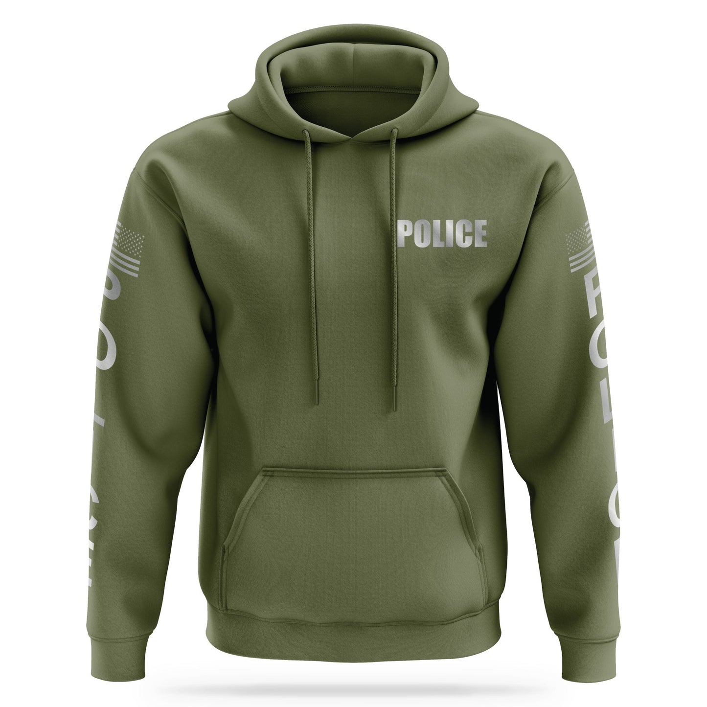 [POLICE] Reflective Performance Hoodie 2.0 [GRN/REF]-13 Fifty Apparel