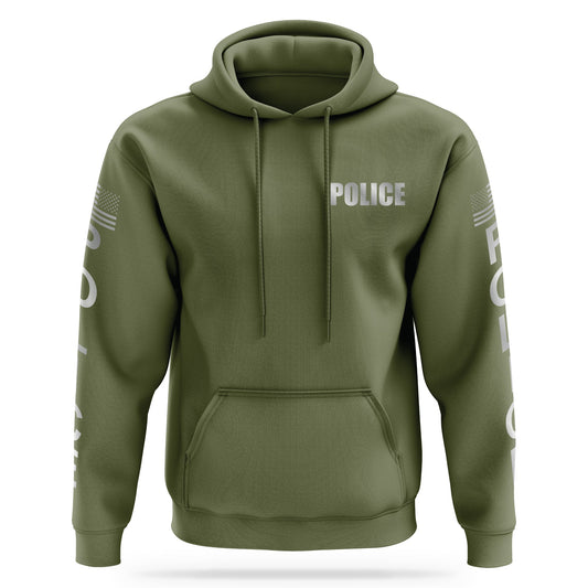 [POLICE] Reflective Performance Hoodie 2.0 [GRN/REF]-13 Fifty Apparel