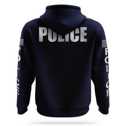 [POLICE] Reflective Performance Hoodie 2.0 [NVY/REF]-13 Fifty Apparel