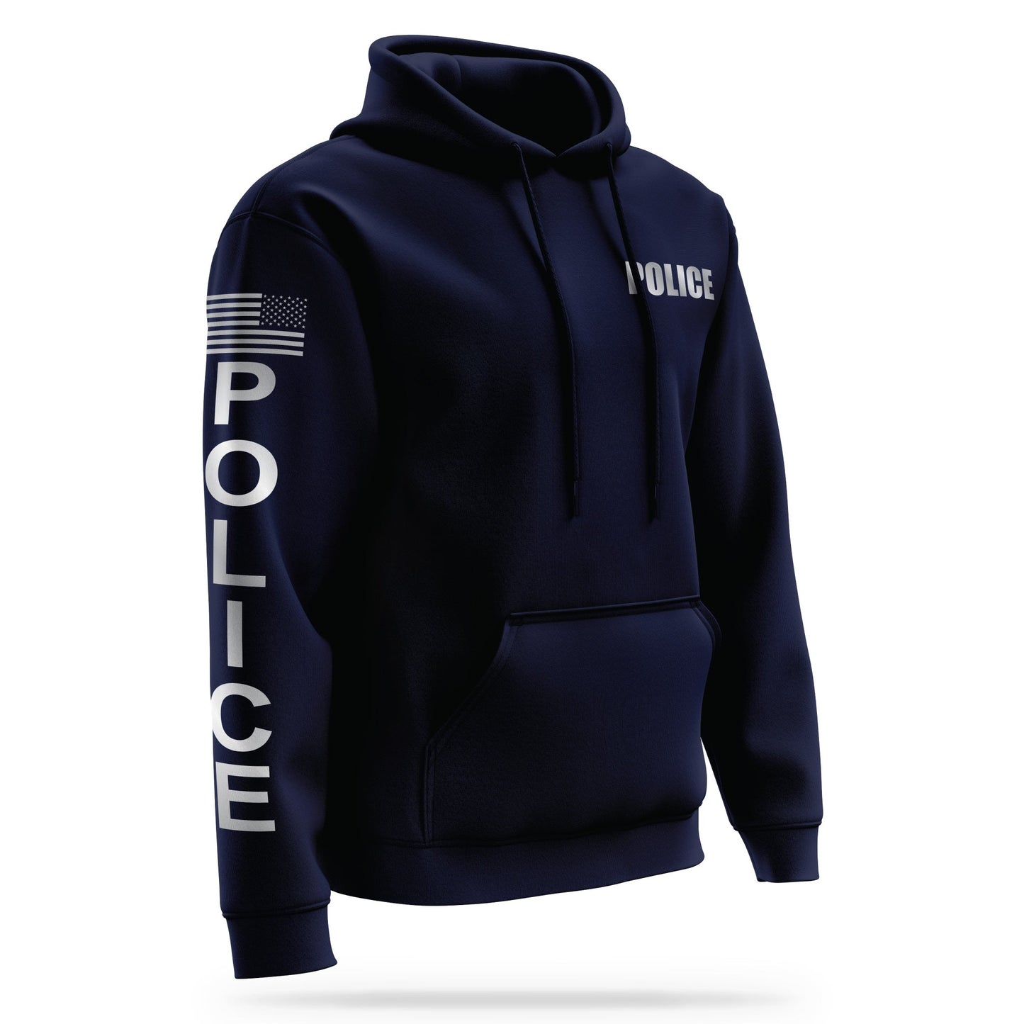 [POLICE] Reflective Performance Hoodie 2.0 [NVY/REF]-13 Fifty Apparel