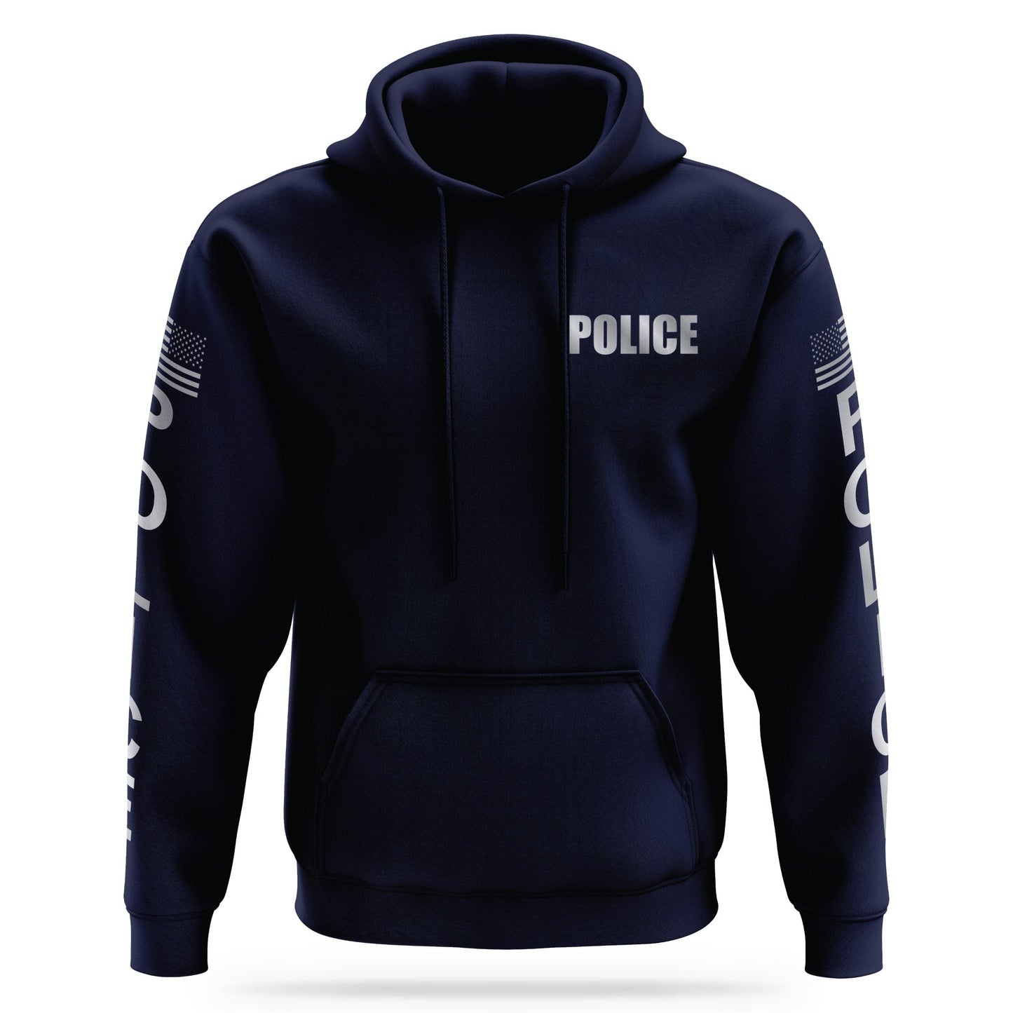 [POLICE] Reflective Performance Hoodie 2.0 [NVY/REF]-13 Fifty Apparel