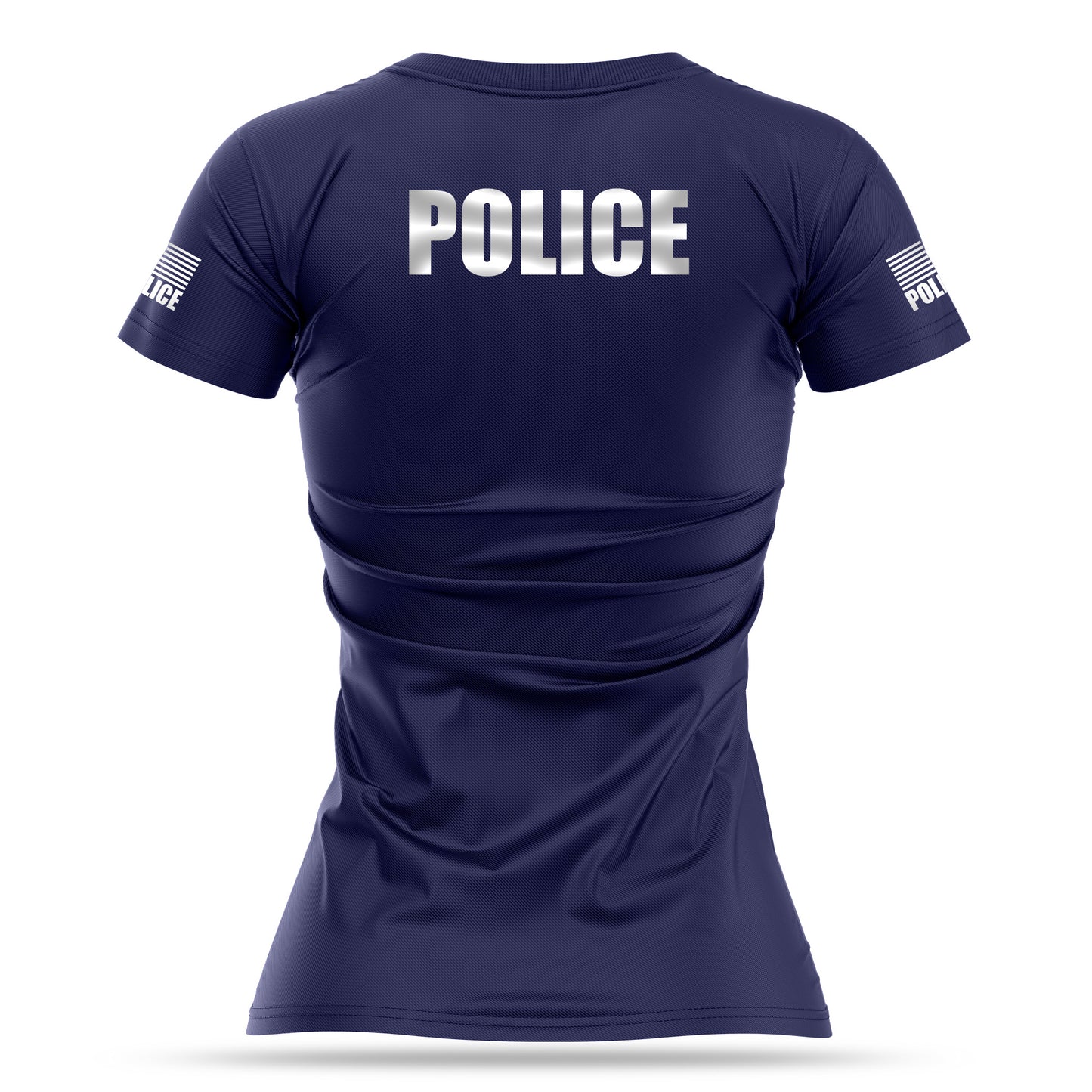 [POLICE] Reflective Women's Utility Shirt [NVY/REF]-13 Fifty Apparel