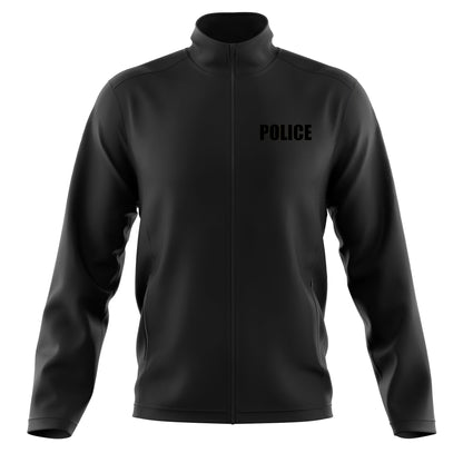 [POLICE] Soft Shell Jacket [BLK/BLK]-13 Fifty Apparel