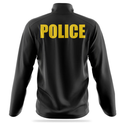 [POLICE] Soft Shell Jacket [BLK/GLD]-13 Fifty Apparel