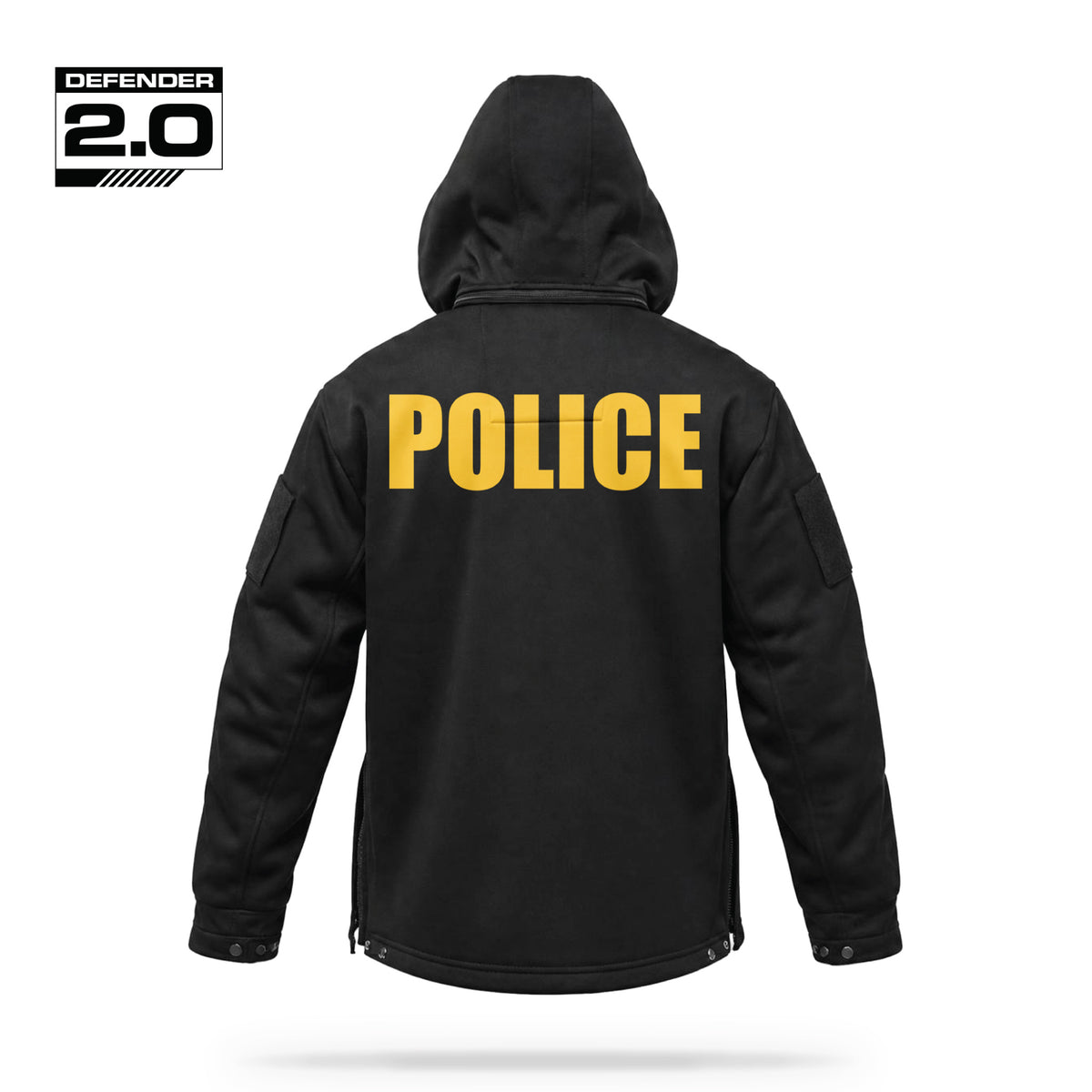 [POLICE] Tactical Defender Jacket [BLK/GLD]-13 Fifty Apparel
