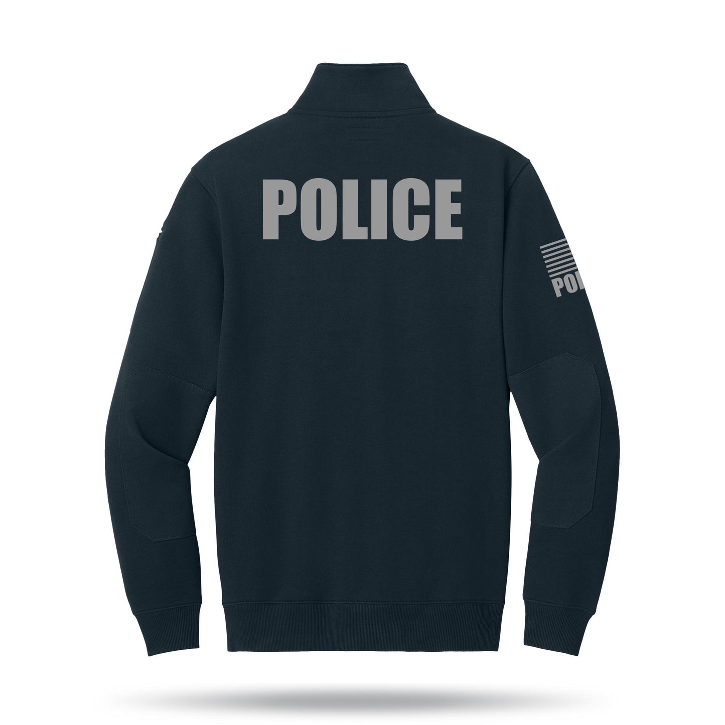 [POLICE] Tough Fleece Quarter Zip ﻿[NVY/GRY]-13 Fifty Apparel