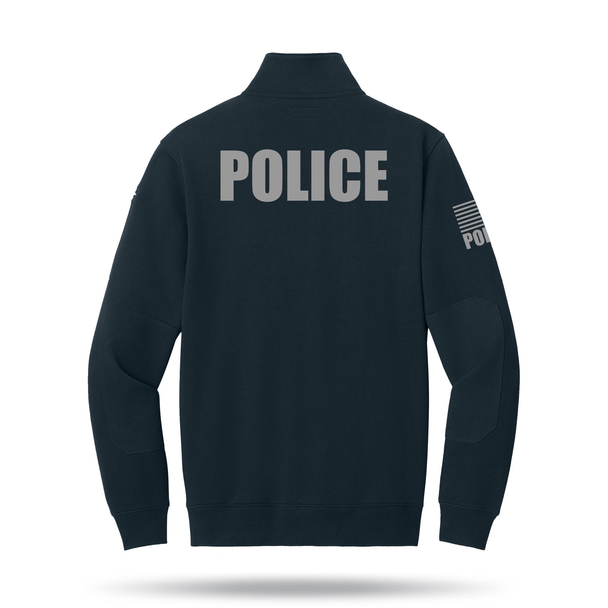 [POLICE] Tough Fleece Quarter Zip ﻿[NVY/GRY]-13 Fifty Apparel