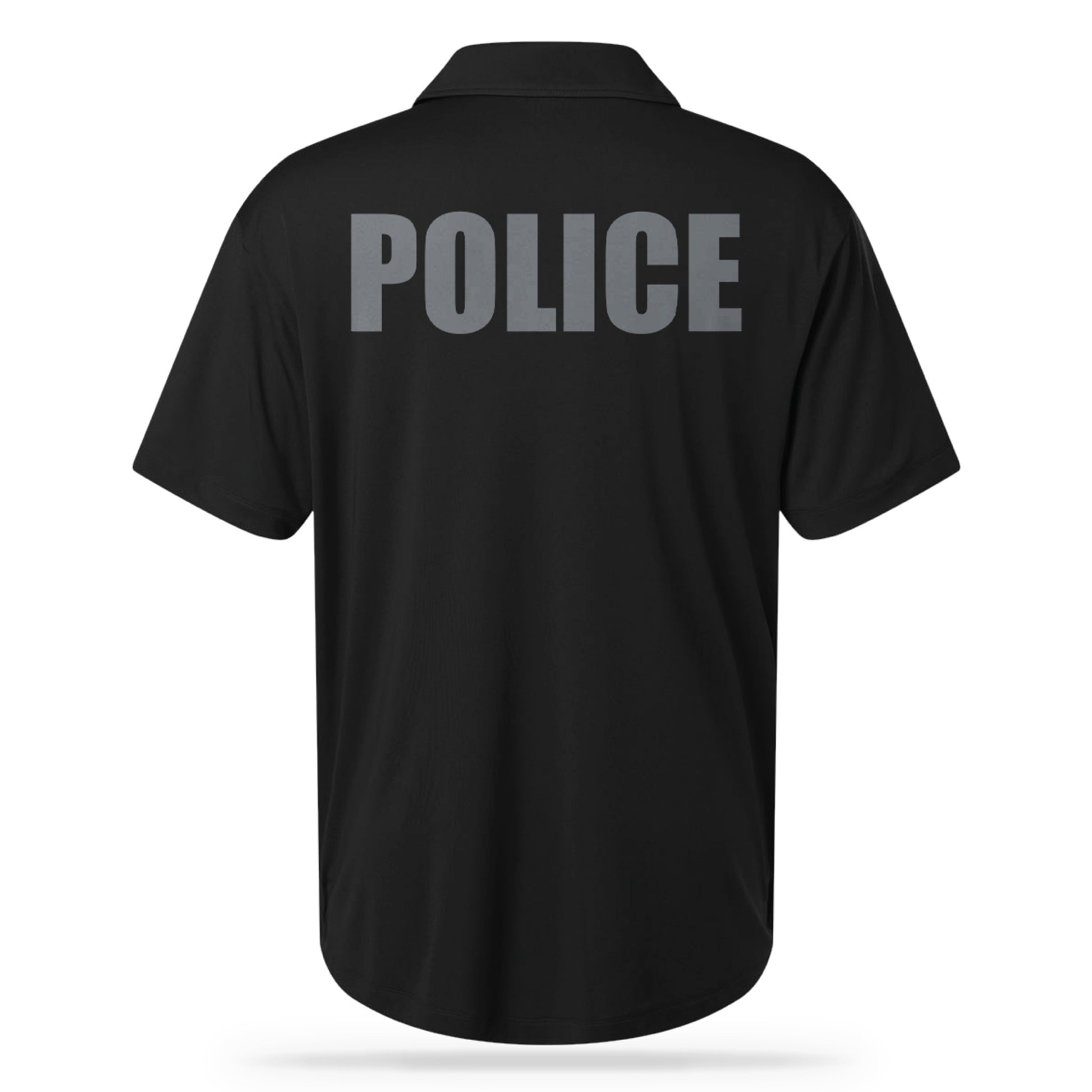 [POLICE] UTILITY POLO [BLK/GRY]-13 Fifty Apparel