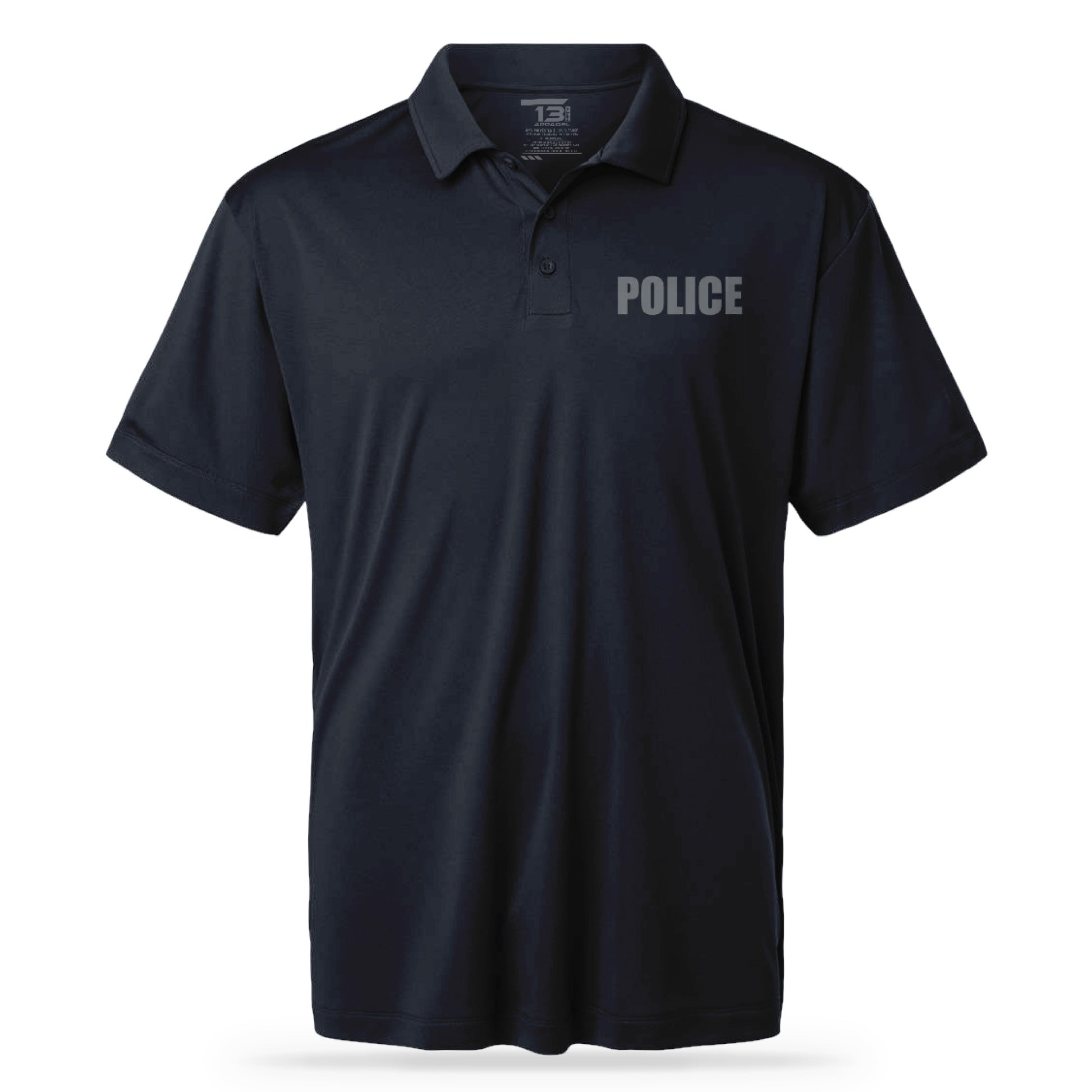 [POLICE] UTILITY POLO [NVY/GRY]-13 Fifty Apparel