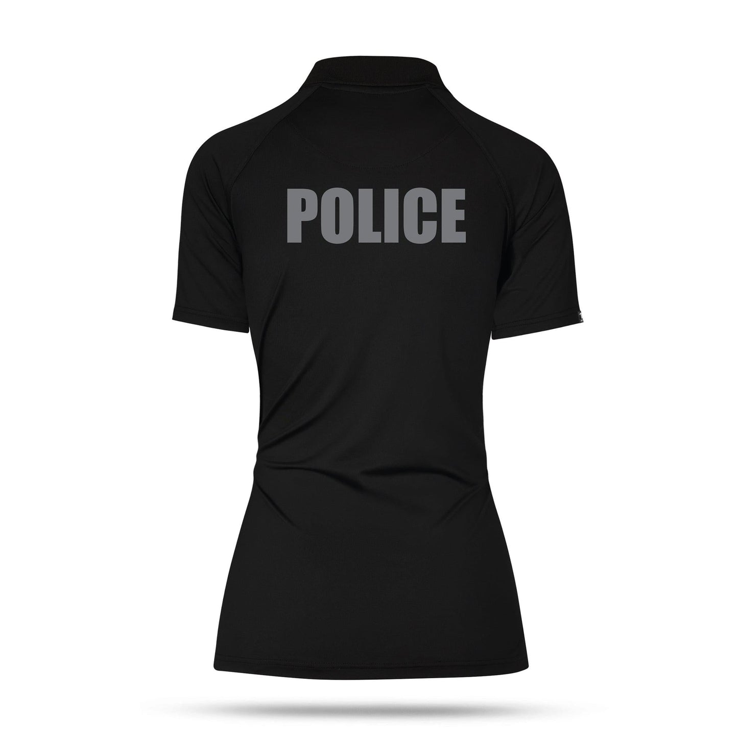 [POLICE] Women's Performance Polo [BLK/GRY]-13 Fifty Apparel