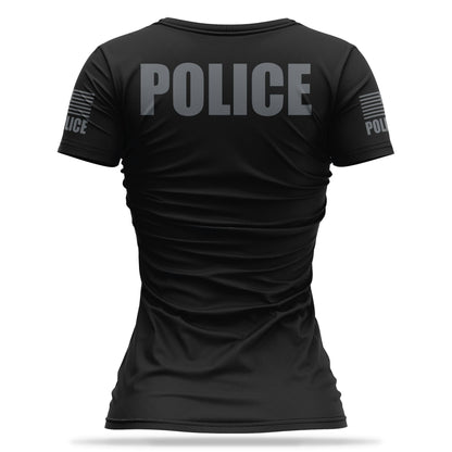[POLICE] Women's Utility Shirt [BLK/GRY] 13 Fifty Apparel 