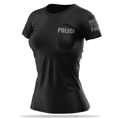 [POLICE] Women's Utility Shirt [BLK/GRY] 13 Fifty Apparel 