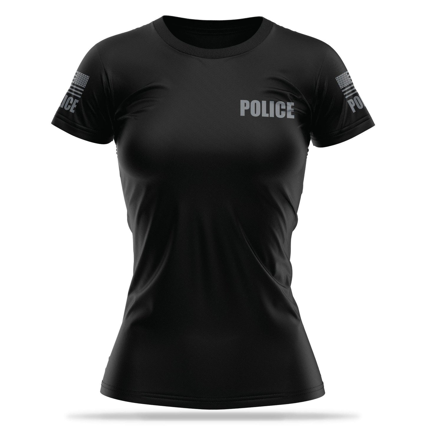 [POLICE] Women's Utility Shirt [BLK/GRY] 13 Fifty Apparel 