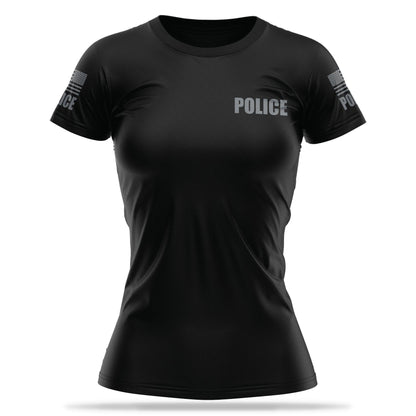 [POLICE] Women's Utility Shirt [BLK/GRY] 13 Fifty Apparel 