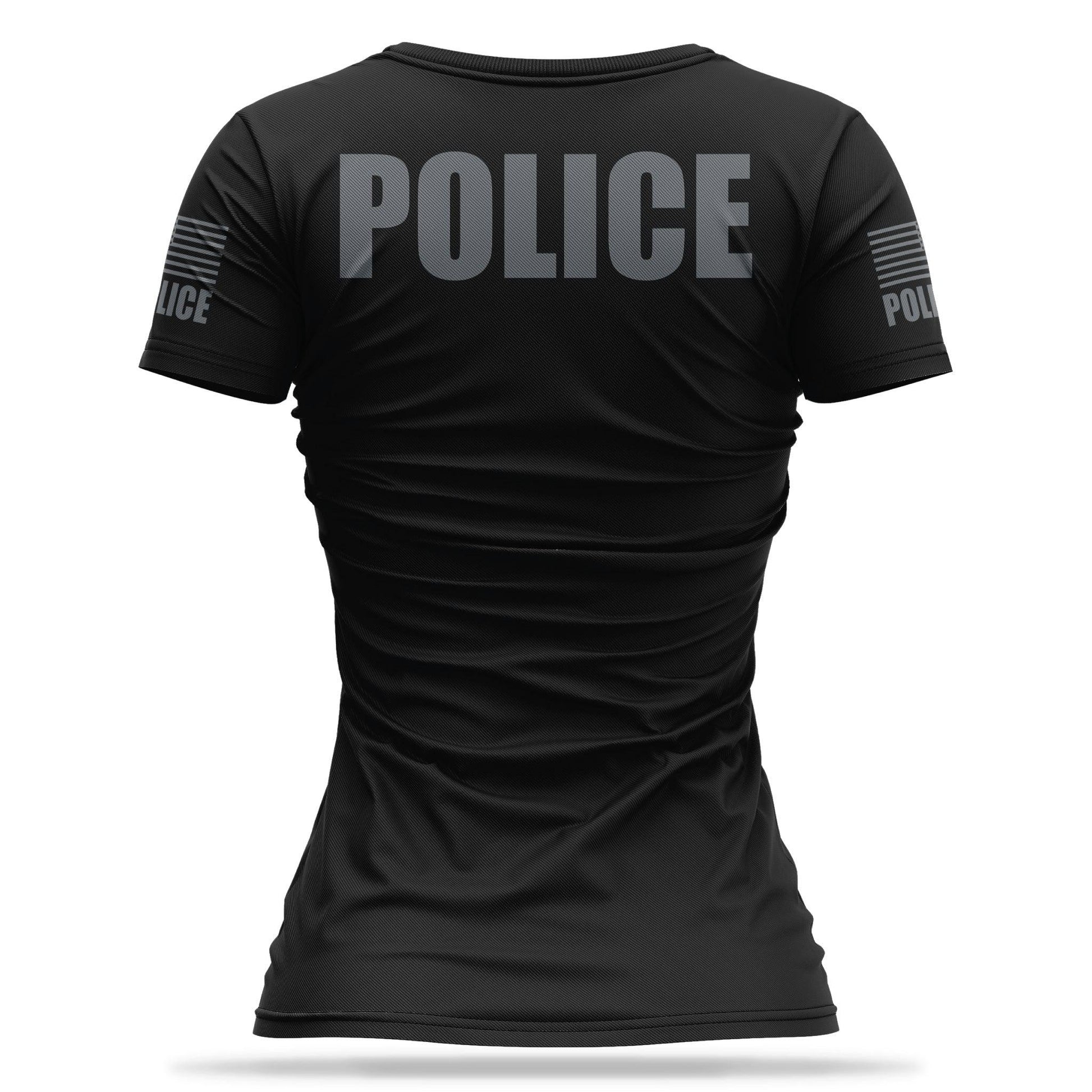 [POLICE] Women's Utility Shirt[BLK/GRY]-13 Fifty Apparel