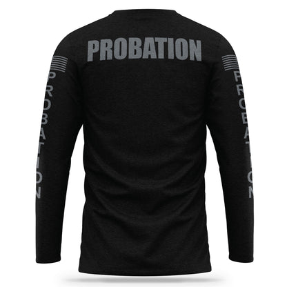 [PROBATION] Cotton Blend Long Sleeve [BLK/GRY]-13 Fifty Apparel