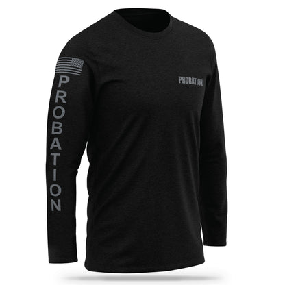 [PROBATION] Cotton Blend Long Sleeve [BLK/GRY]-13 Fifty Apparel