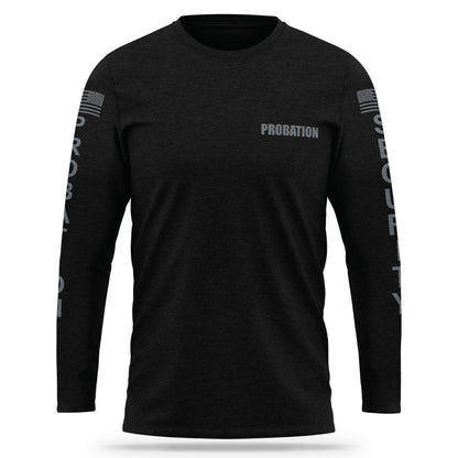 [PROBATION] Cotton Blend Long Sleeve [BLK/GRY]-13 Fifty Apparel