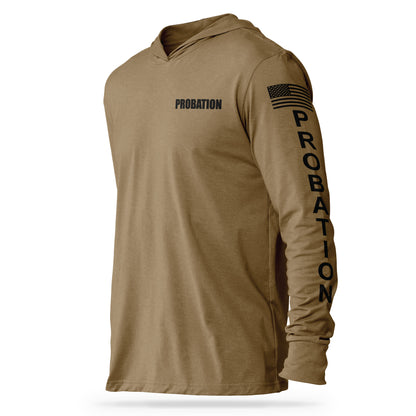 [PROBATION] Cotton Hooded Tee [CYT/BLK]-13 Fifty Apparel