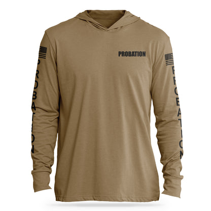 [PROBATION] Cotton Hooded Tee [CYT/BLK]-13 Fifty Apparel