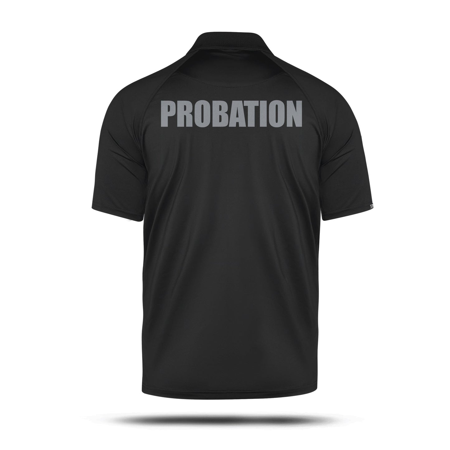 [PROBATION] Men's Performance Polo [BLK/GRY]-13 Fifty Apparel