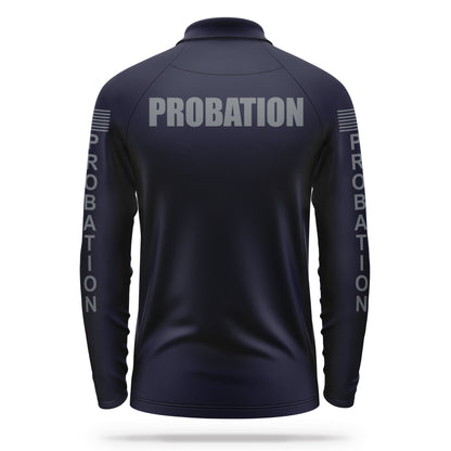 [PROBATION] Men's Performance Polo Long Sleeve [NVY/GRY] 13 Fifty Apparel 
